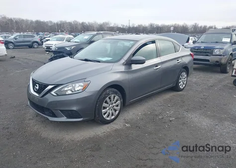 2019 Nissan Sentra S z USA, uszkodzony, nr VIN 3N1AB7AP6KY351705